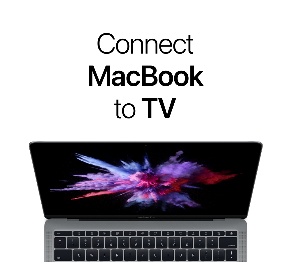 connect a MacBook to a TV
